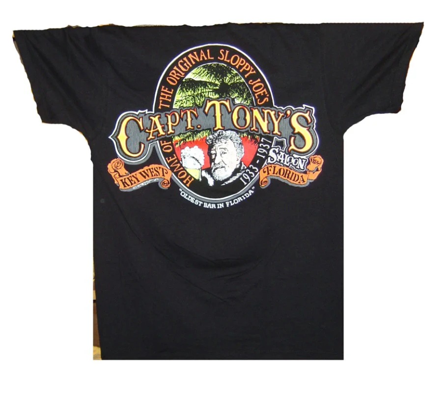 Captain Tony's Saloon custom merchandise Key West